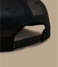 HUF Remio Wavy Trucker Cap Black -Modehüte remio wavy trucker cap black 4