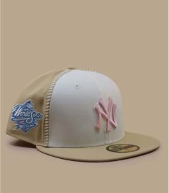 NEW ERA Seam Stitch 59Fifty Cap NY Chrome Vegas Gold -Modehüte seam stitch 59fifty cap ny chrome vegas gold 2