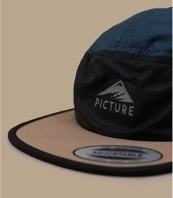 Picture Shonto 5 Panel Cap Deep Water -Modehüte shonto 5 panel cap deep water 2