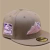 NEW ERA Side Patch 5950 Colorado Rockies Camel Pink
