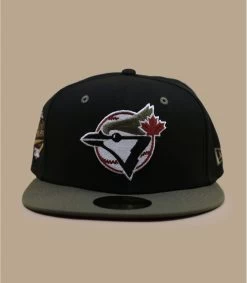 NEW ERA Side Patch 59Fifty Toronto Blue Jays Black New Olive -Modehüte side patch 59fifty toronto blue jays black new olive 1