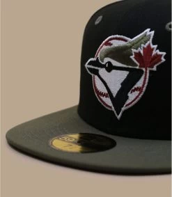 NEW ERA Side Patch 59Fifty Toronto Blue Jays Black New Olive -Modehüte side patch 59fifty toronto blue jays black new olive 2