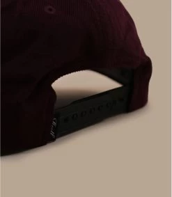 Reell Single Script Cap Burgundy Cord -Modehüte single script cap burgundy cord 3