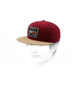 Snapback La Grave Burgundy Cork