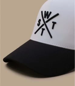 WATTS Tribe Cap Black White -Modehüte tribe cap black white 2