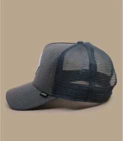 Trucker Cap HFT Fine Herringbone Grey -Modehüte trucker cap hft fine herringbone grey 3