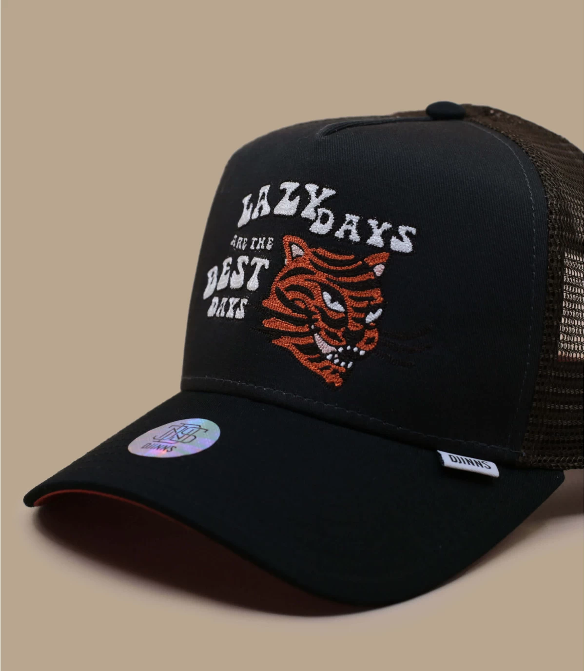 Trucker Lazy Tiger Charcoal 3 Trucker Lazy Tiger Charcoal – Bild 3