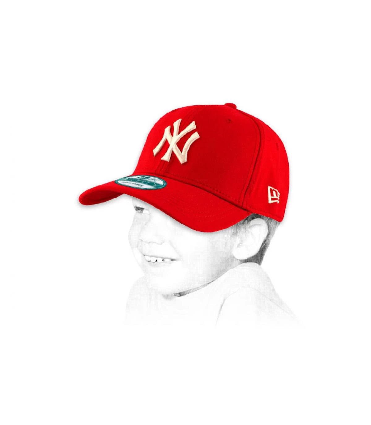 NEW ERA Child 9Forty NY Red 2 NEW ERA Child 9Forty NY Red – Bild 2