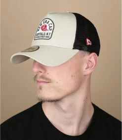 NEW ERA Trucker State Patch Stone