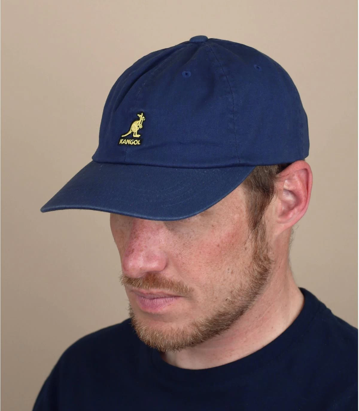 Kangol Washed Baseball Navy 1 Kangol Washed Baseball Navy