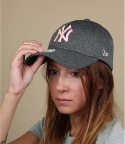 NEW ERA Womens Tech Jersey NY Gray Pink